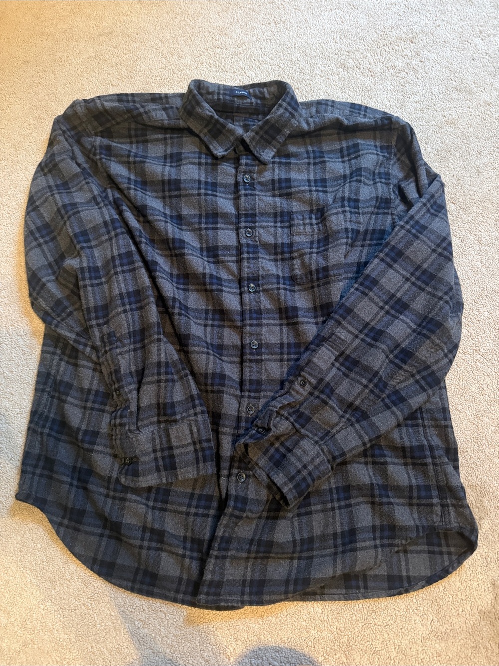 J. Crew Men's Plaid Flannel Shirt